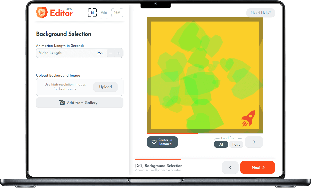 Animated Wallpaper Generator