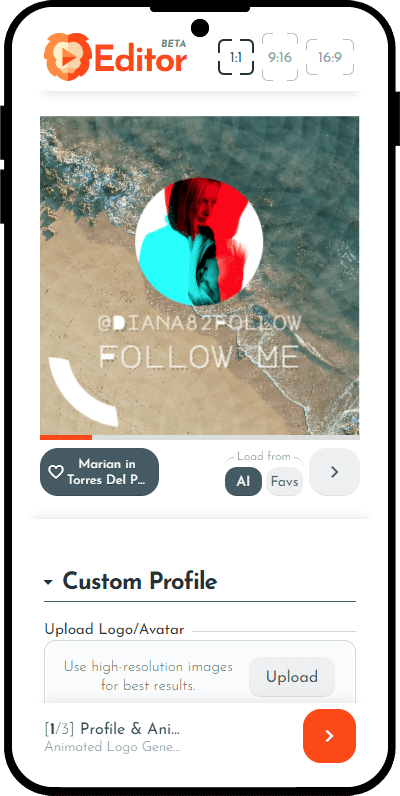 Mobile Animated Logo Generator