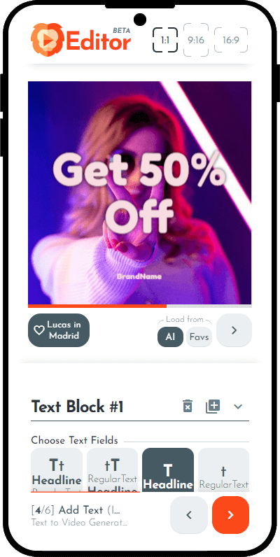 Mobile AI Video Generator